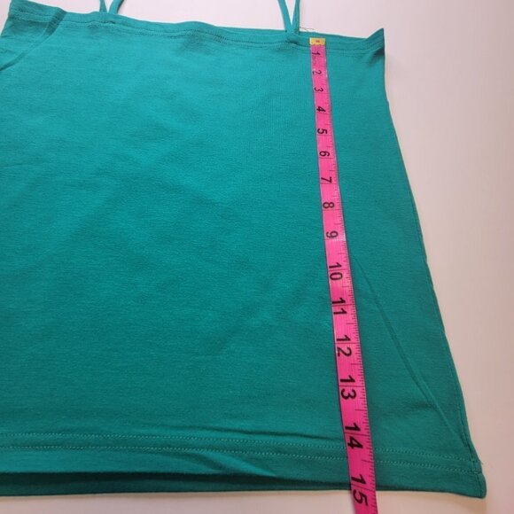 TURQUOISE Green Spaghetti Strap Camisole Tank Top - New Without Tags- One Size - Picture 5 of 10